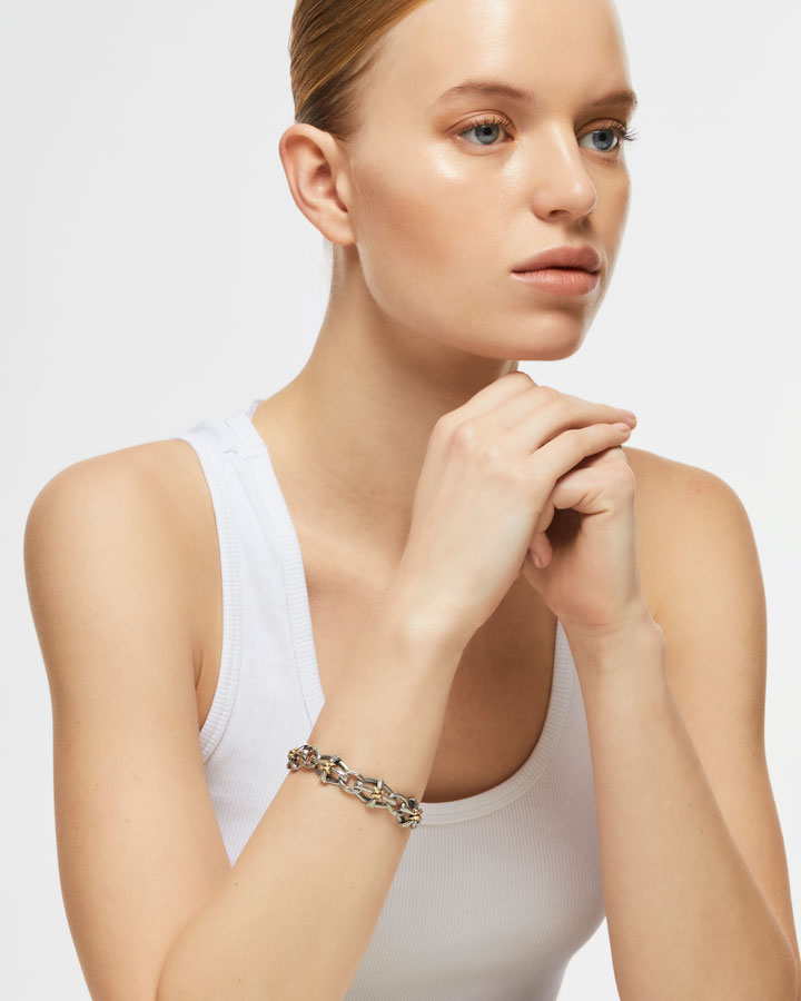 Cruciform Chain SG Bracelet | Konstantino Jewelry