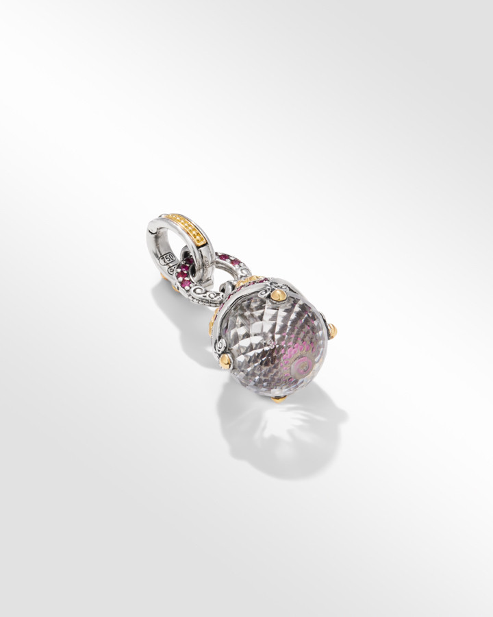 Sterling Silver & 18k Gold Pendant | Konstantino Jewelry