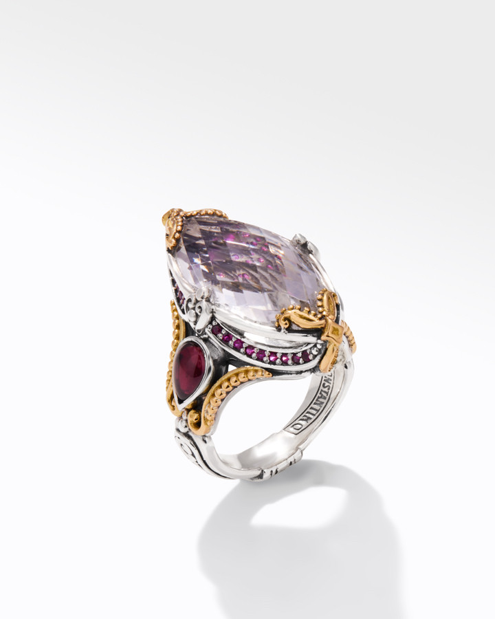 Sterling Silver & 18k Gold Ring | Konstantino Jewelry