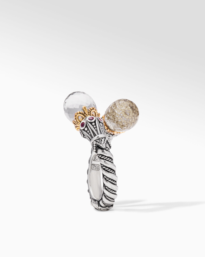 Sterling Silver & 18k Gold Ring | Konstantino Jewelry
