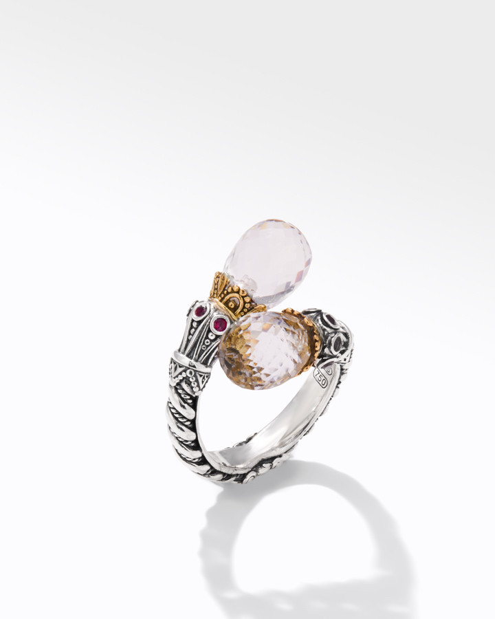 Sterling Silver & 18k Gold Ring | Konstantino Jewelry
